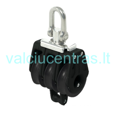 LEWMAR trigubas blokas su kilpa ir šekeliu 30mm